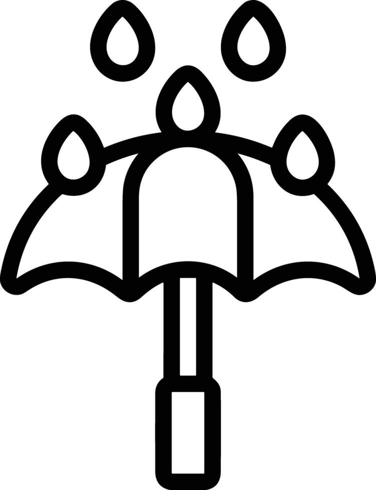 Umbrella protection icon symbol vector image. Illustration of the safety protect umbrella security design image