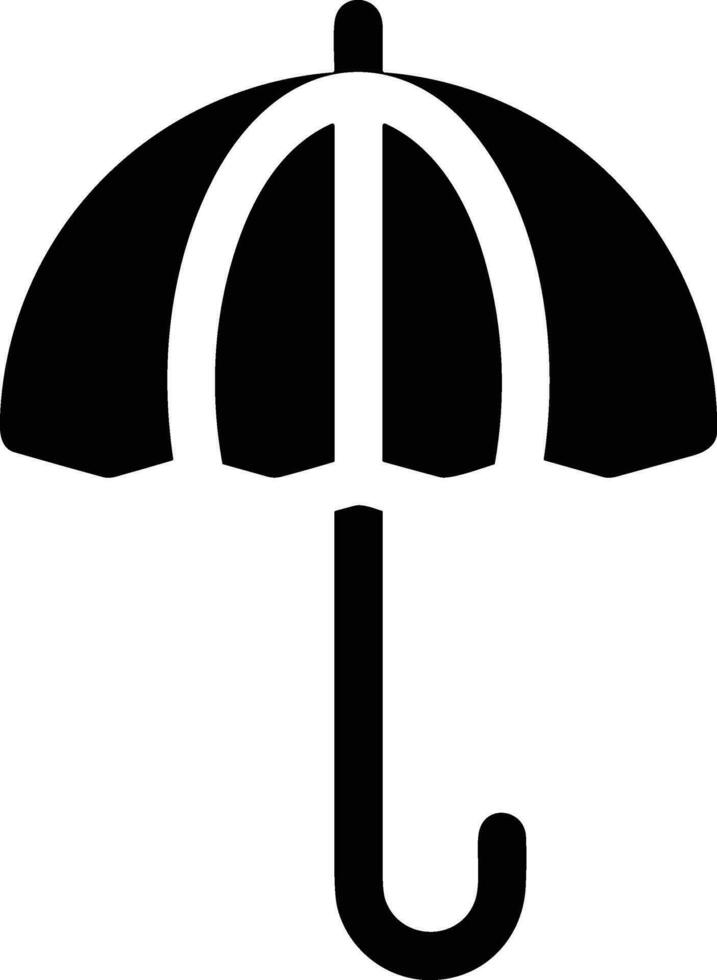 Umbrella protection icon symbol vector image. Illustration of the safety protect umbrella security design image