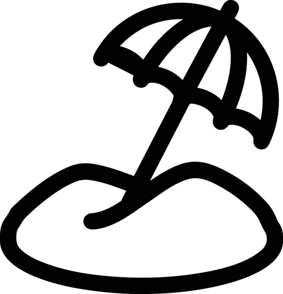 Umbrella protection icon symbol vector image. Illustration of the safety protect umbrella security design image