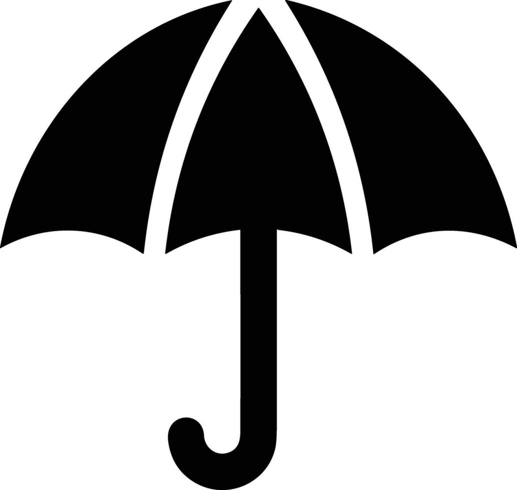 Umbrella protection icon symbol vector image. Illustration of the safety protect umbrella security design image