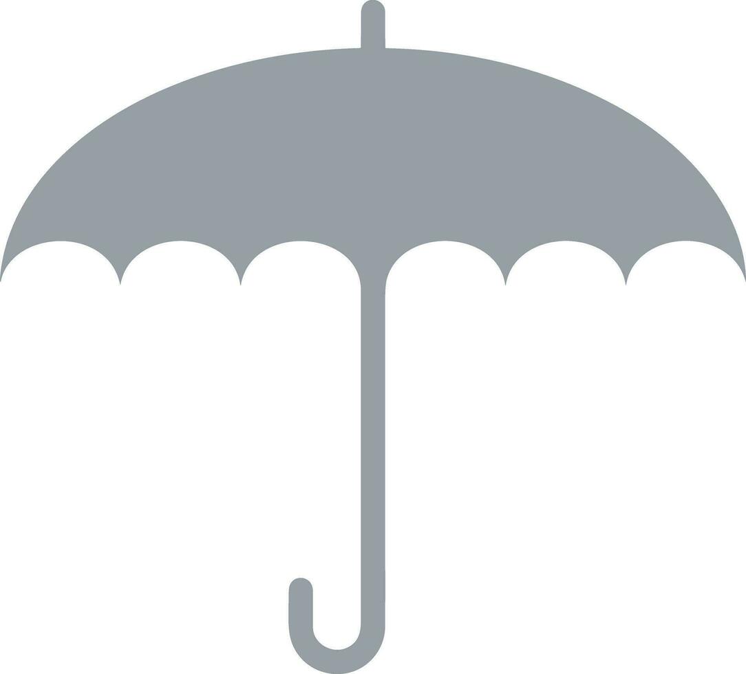 Umbrella protection icon symbol vector image. Illustration of the safety protect umbrella security design image