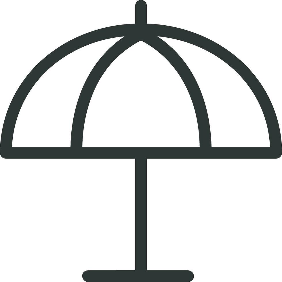 Umbrella protection icon symbol vector image. Illustration of the safety protect umbrella security design image