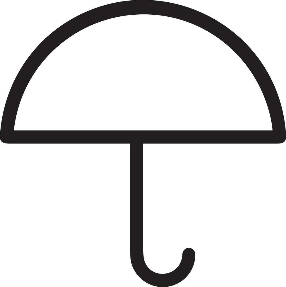 Umbrella protection icon symbol vector image. Illustration of the safety protect umbrella security design image