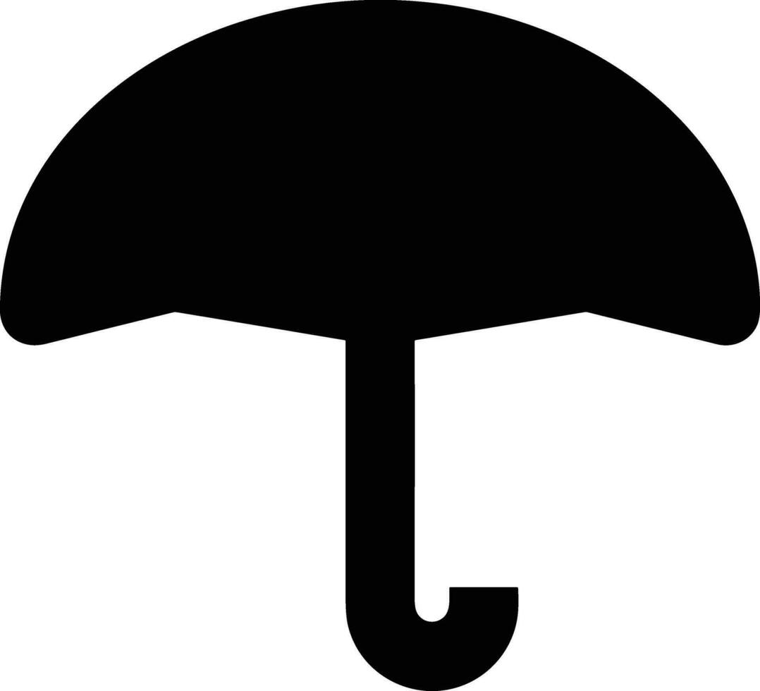 Umbrella protection icon symbol vector image. Illustration of the safety protect umbrella security design image