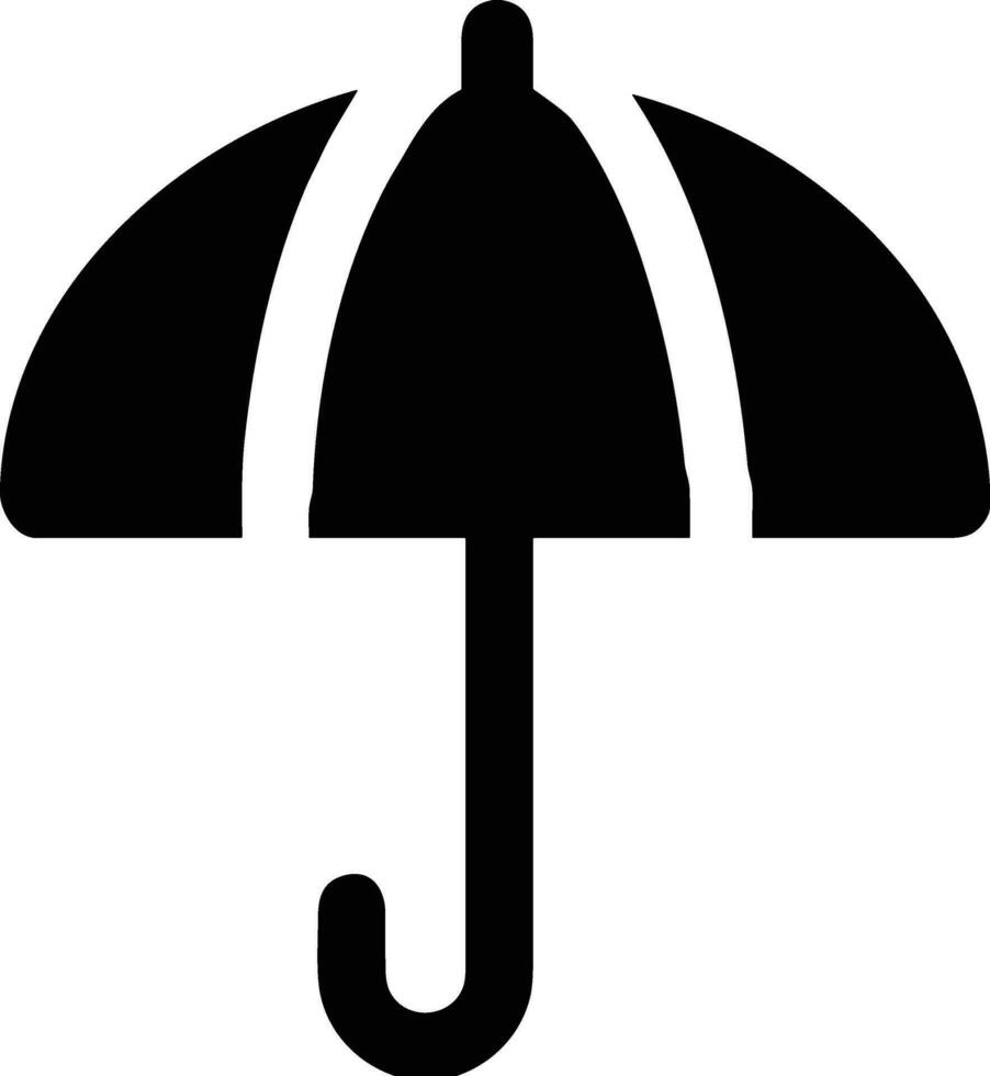 Umbrella protection icon symbol vector image. Illustration of the safety protect umbrella security design image