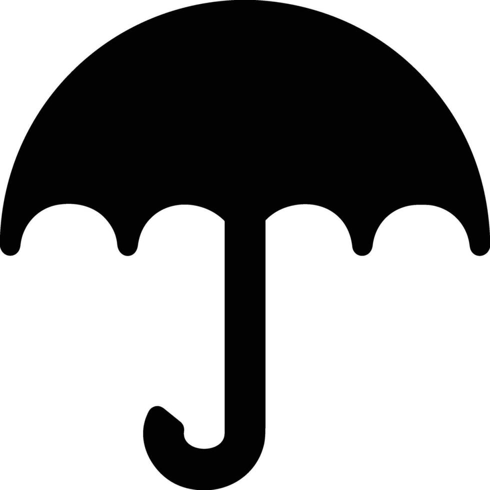 Umbrella protection icon symbol vector image. Illustration of the safety protect umbrella security design image