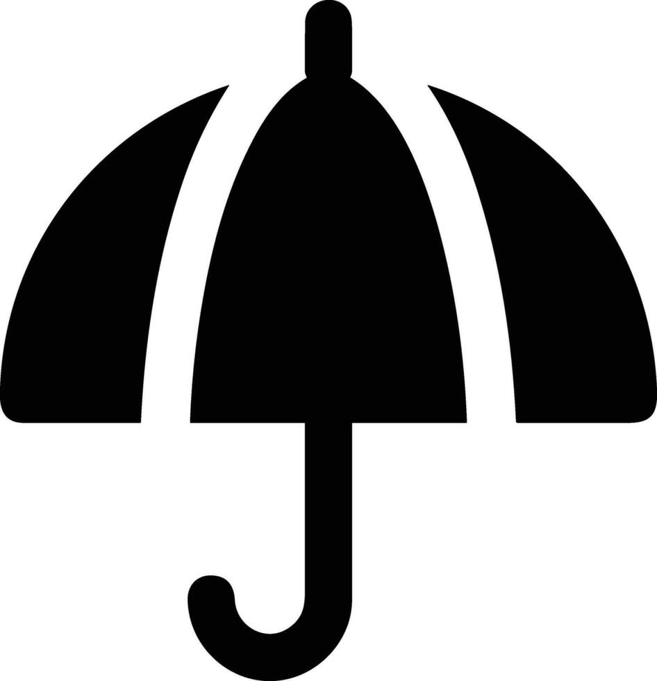 Umbrella protection icon symbol vector image. Illustration of the safety protect umbrella security design image