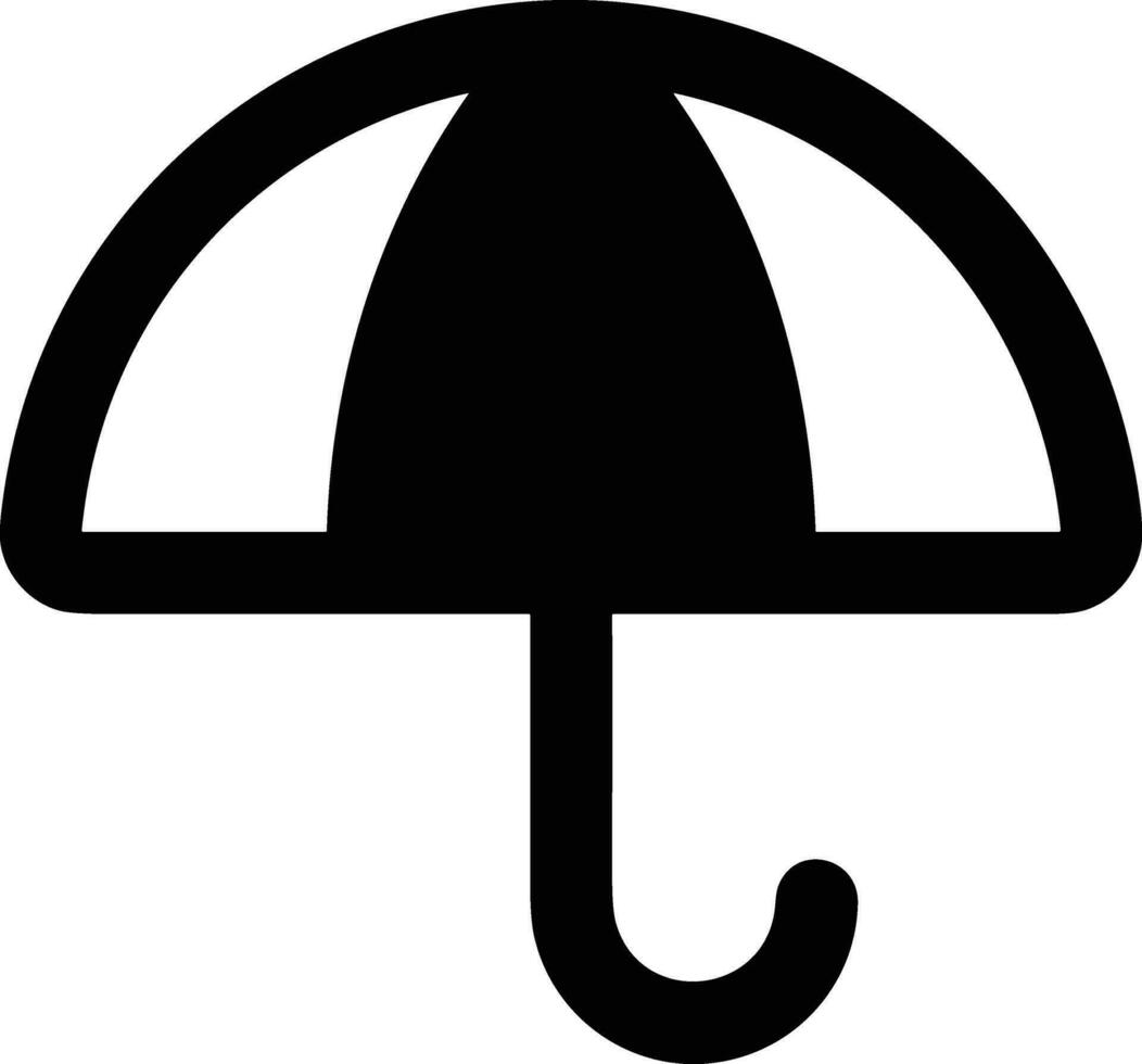 Umbrella protection icon symbol vector image. Illustration of the safety protect umbrella security design image