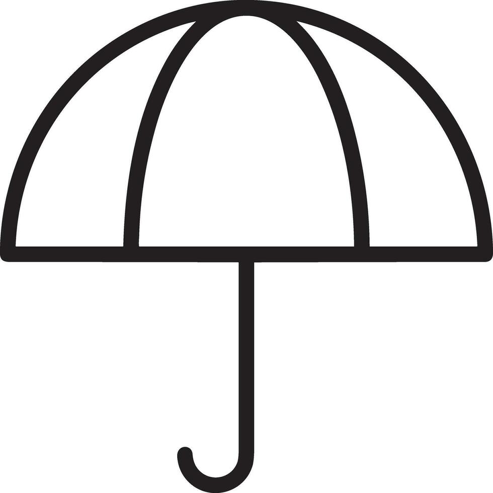 Umbrella protection icon symbol vector image. Illustration of the safety protect umbrella security design image