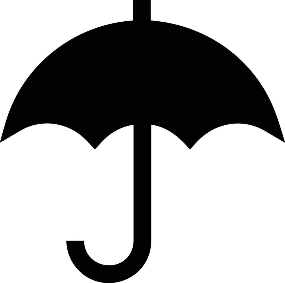 Umbrella protection icon symbol vector image. Illustration of the safety protect umbrella security design image