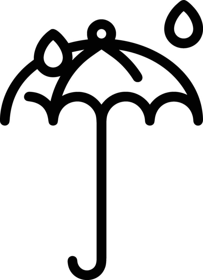 Umbrella protection icon symbol vector image. Illustration of the safety protect umbrella security design image