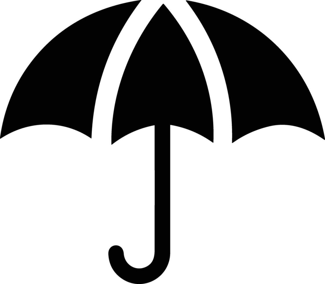 Umbrella protection icon symbol vector image. Illustration of the