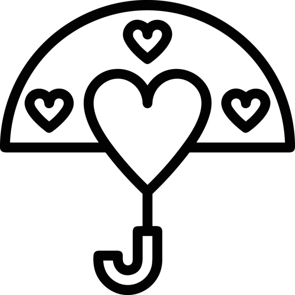 Umbrella protection icon symbol vector image. Illustration of the safety protect umbrella security design image