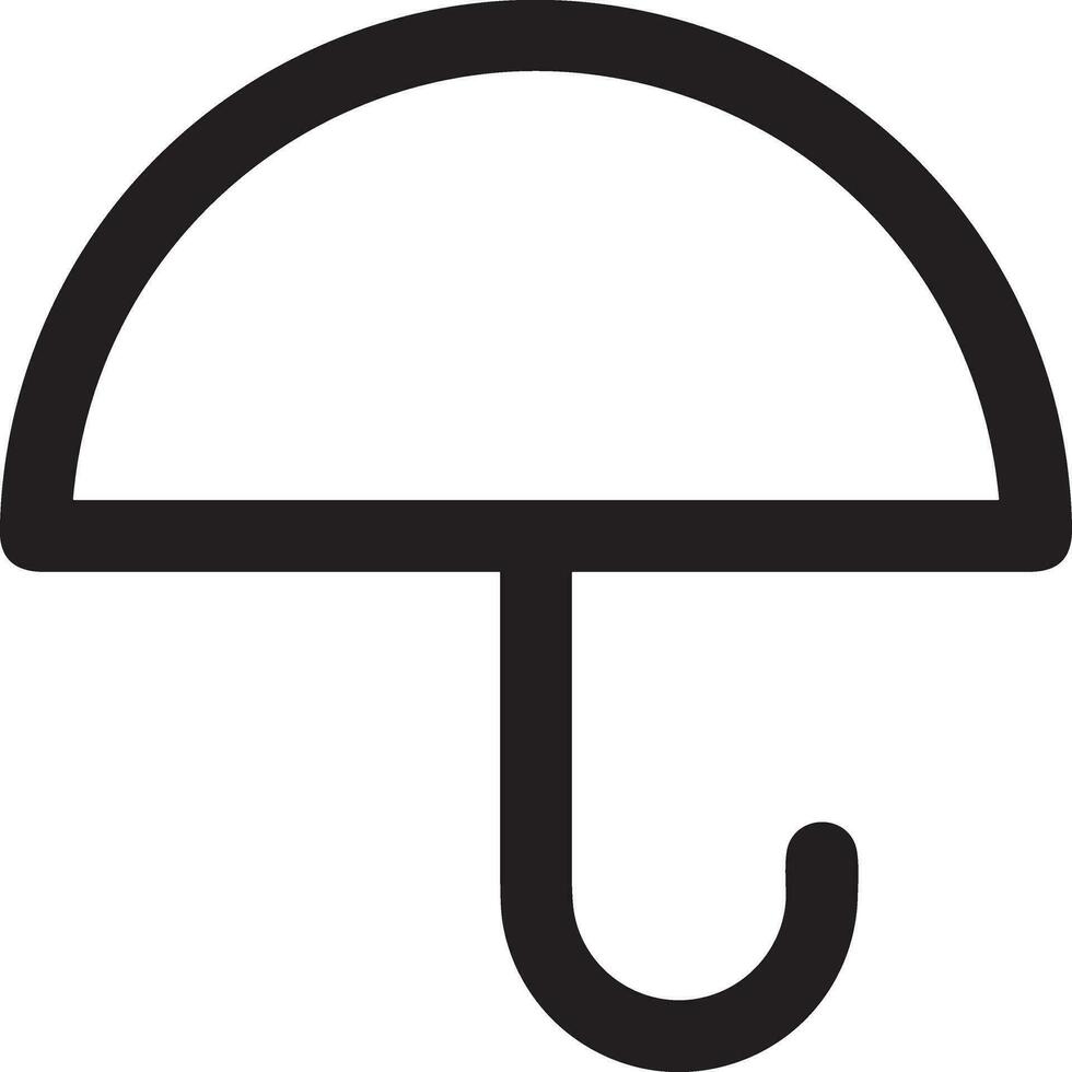 Umbrella protection icon symbol vector image. Illustration of the safety protect umbrella security design image