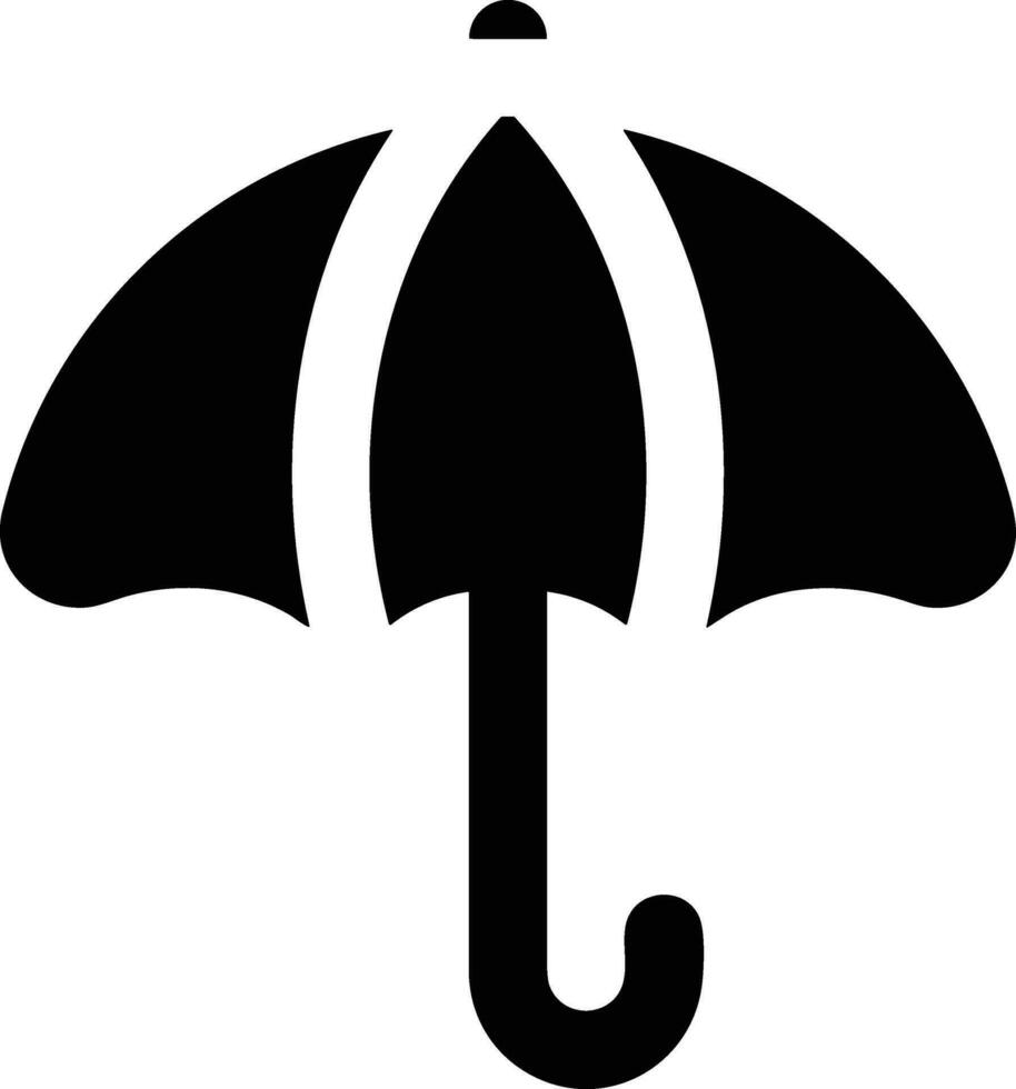 Umbrella protection icon symbol vector image. Illustration of the safety protect umbrella security design image