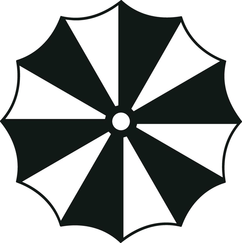 Umbrella protection icon symbol vector image. Illustration of the safety protect umbrella security design image