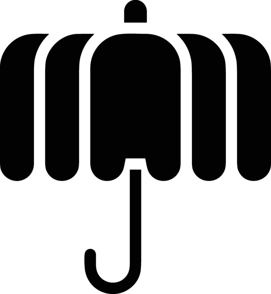 Umbrella protection icon symbol vector image. Illustration of the safety protect umbrella security design image
