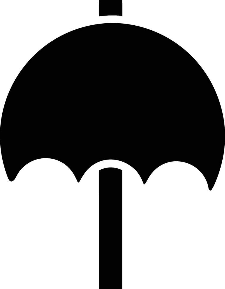 Umbrella protection icon symbol vector image. Illustration of the safety protect umbrella security design image