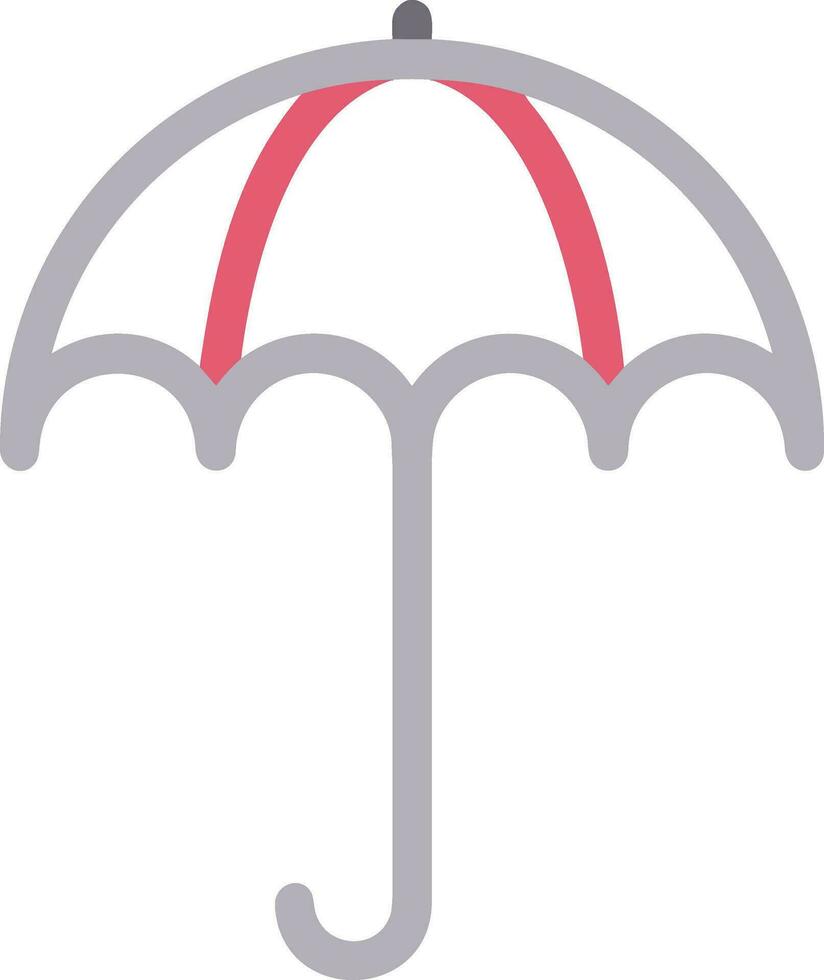 Umbrella protection icon symbol vector image. Illustration of the safety protect umbrella security design image