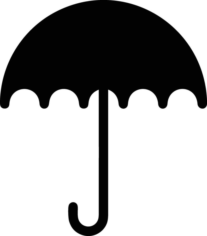 Umbrella protection icon symbol vector image. Illustration of the safety protect umbrella security design image