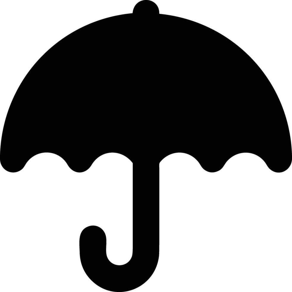 Umbrella protection icon symbol vector image. Illustration of the safety protect umbrella security design image