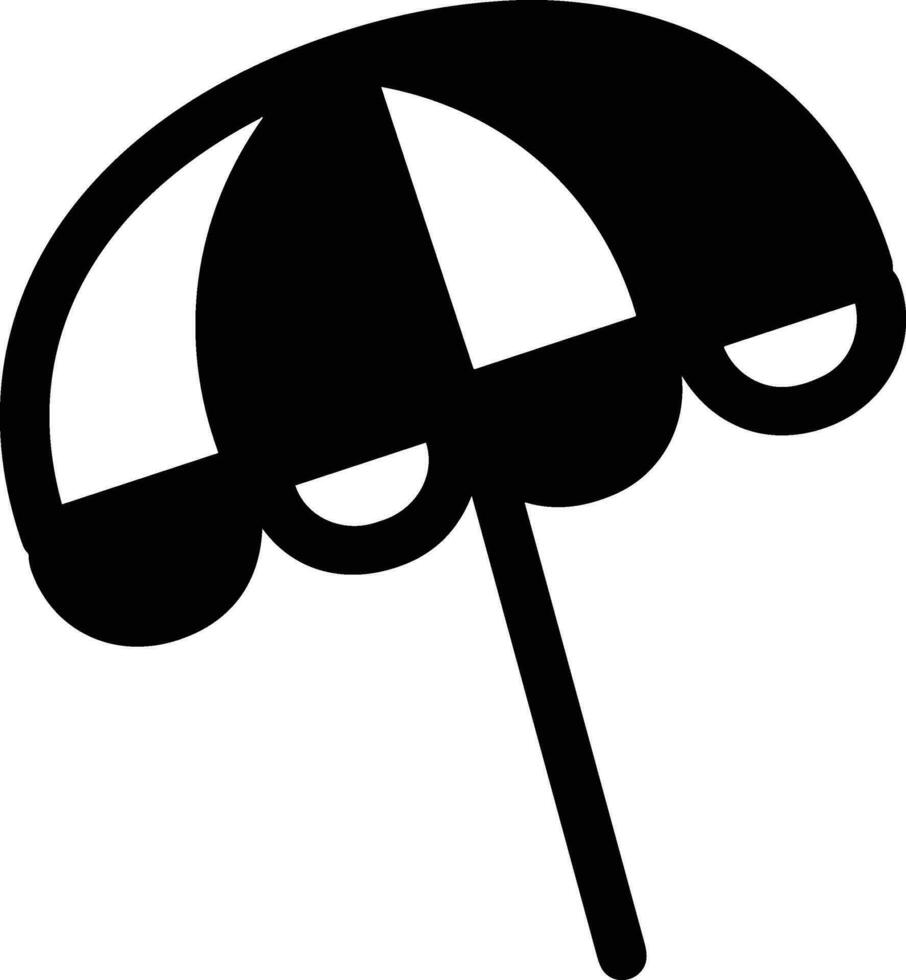 Umbrella protection icon symbol vector image. Illustration of the safety protect umbrella security design image