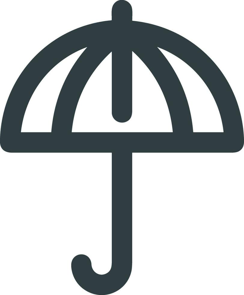 Umbrella protection icon symbol vector image. Illustration of the safety protect umbrella security design image