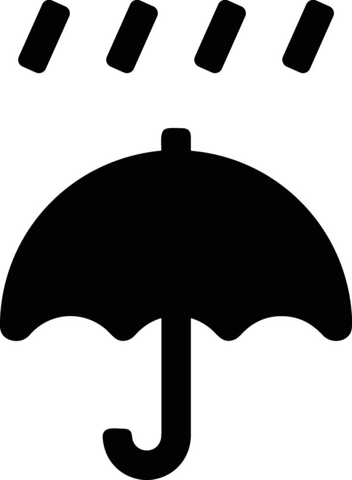 Umbrella protection icon symbol vector image. Illustration of the safety protect umbrella security design image