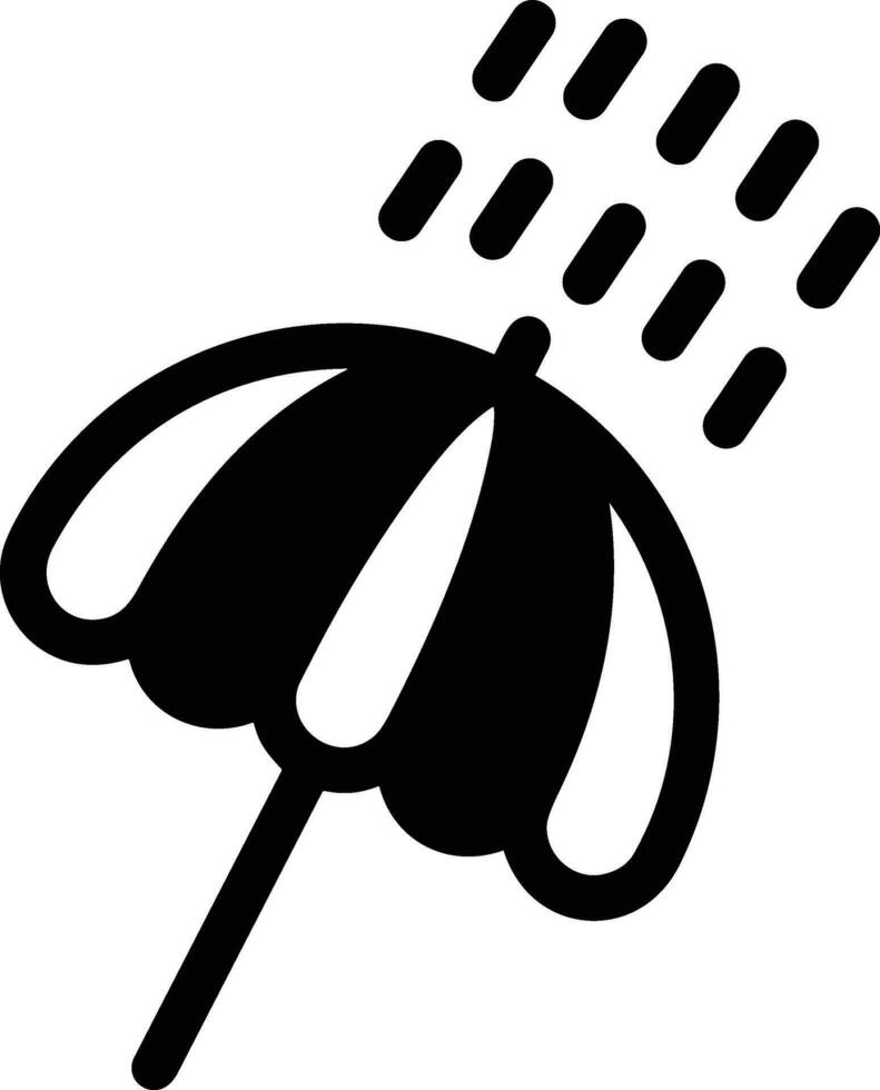 Umbrella protection icon symbol vector image. Illustration of the safety protect umbrella security design image