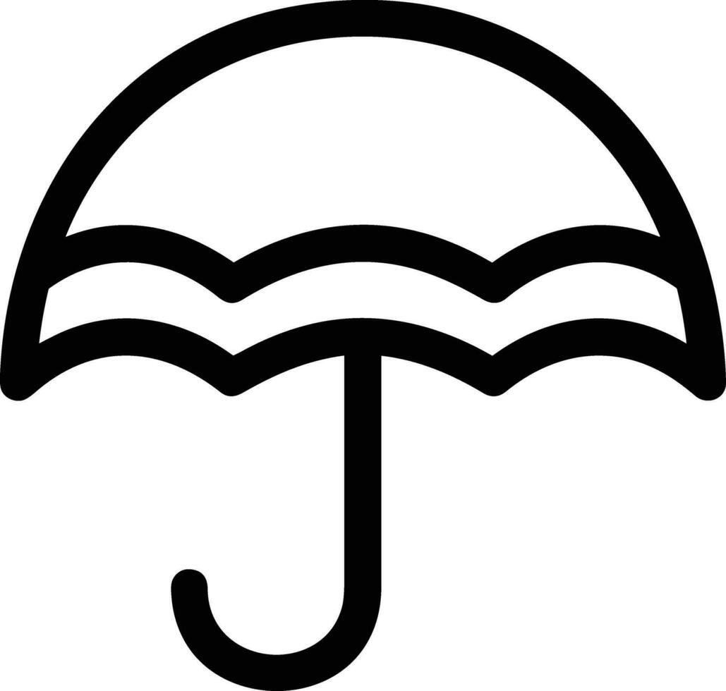 Umbrella protection icon symbol vector image. Illustration of the safety protect umbrella security design image