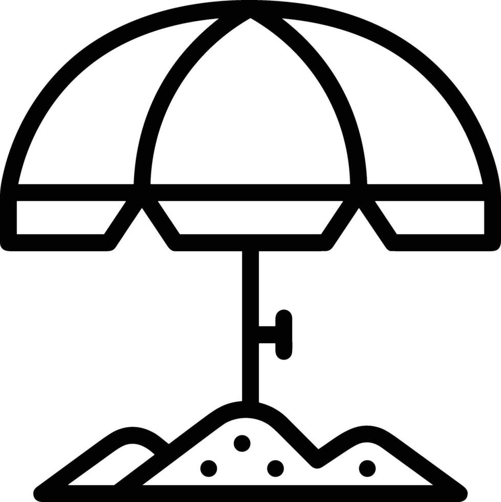 Umbrella protection icon symbol vector image. Illustration of the safety protect umbrella security design image