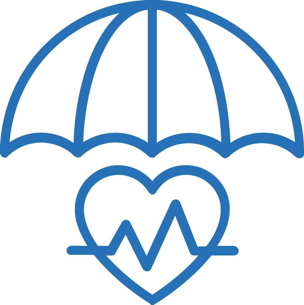 Umbrella protection icon symbol vector image. Illustration of the safety protect umbrella security design image