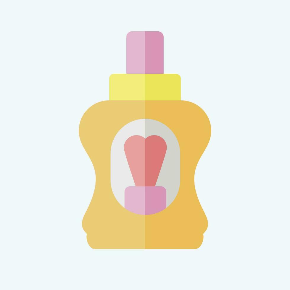 Icon Mouthwash. related to Bathroom symbol. flat style. simple design editable. simple illustration vector