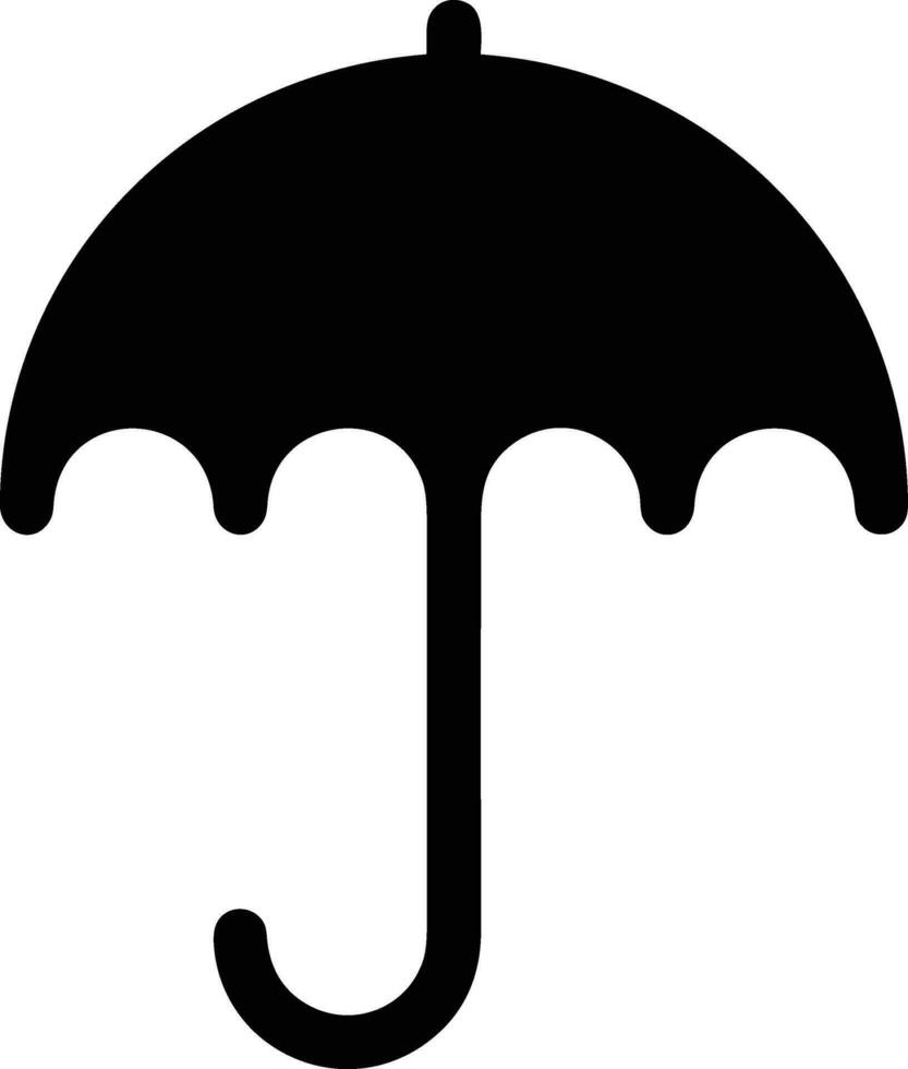 Umbrella protection icon symbol vector image. Illustration of the safety protect umbrella security design image