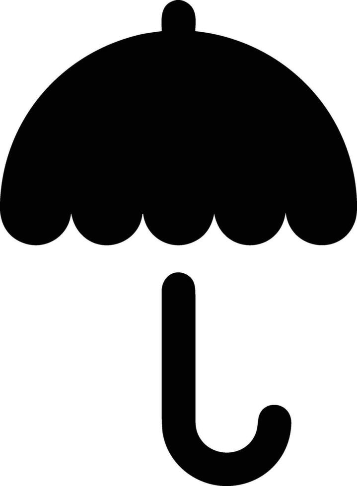 Umbrella protection icon symbol vector image. Illustration of the safety protect umbrella security design image