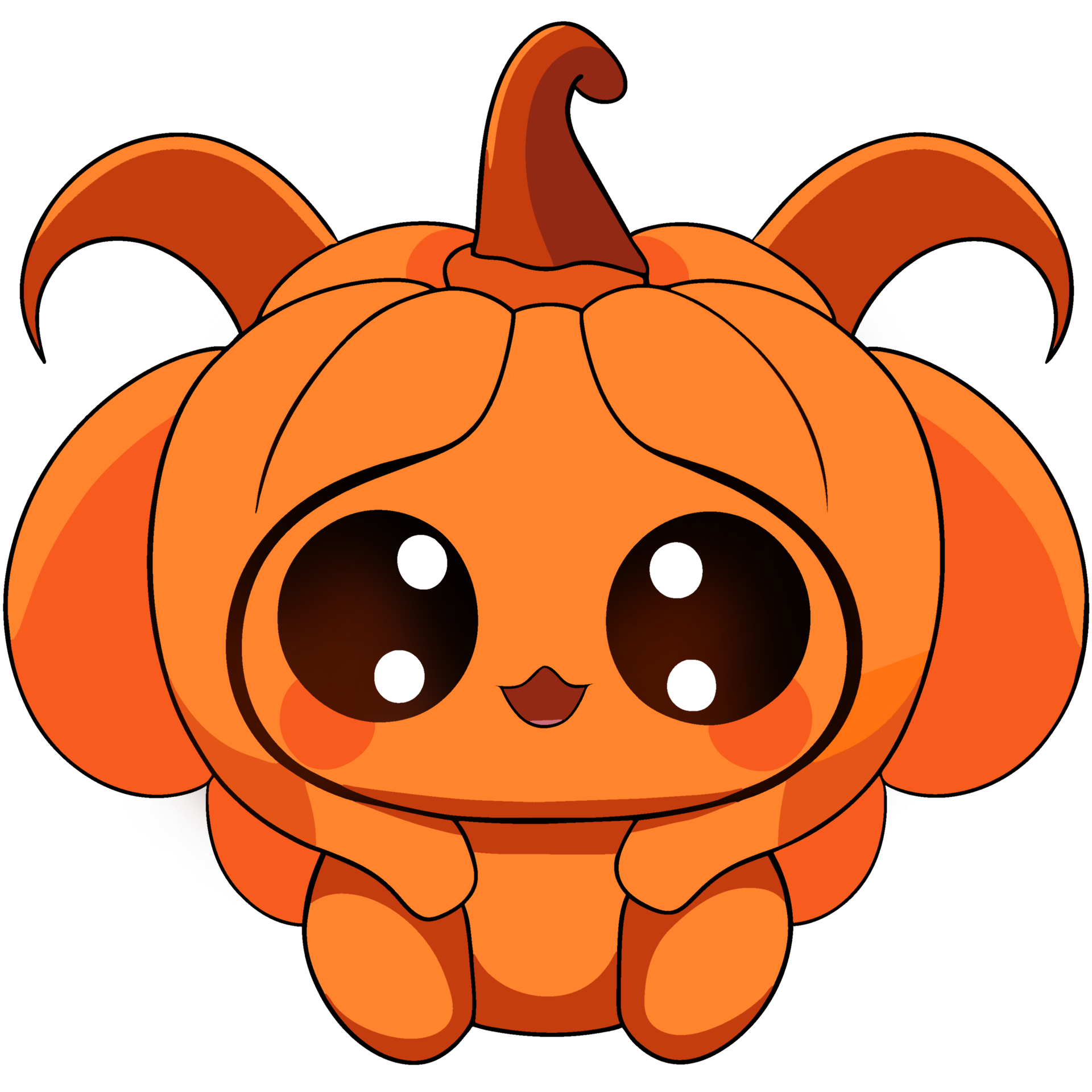 Cute Cartoon Pumpkin Illustration Isolated Halloween 28641286 PNG halloween-cute-cartoon-pumpkin-character-smile-isolated-on-white