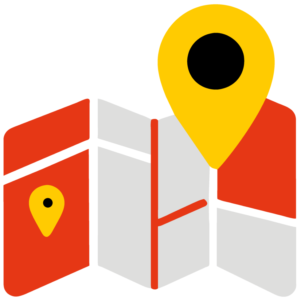 Map pin icon , illustration. Flat design. png