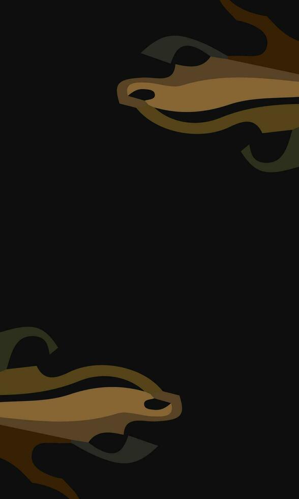 Aesthetic brown abstract background with copy space area. Suitable for poster and banner vector