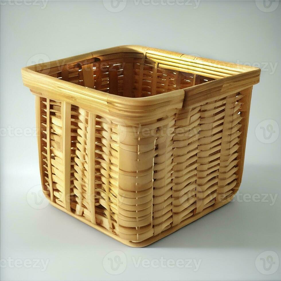 Clean Basket Image, AI Generated photo
