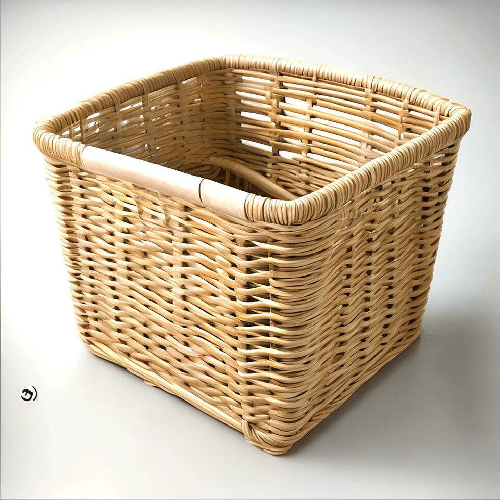 Clean Basket Free Image, AI Generated photo