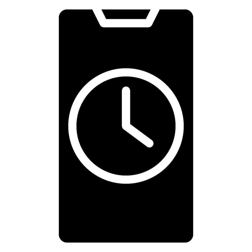 delay glyph icon vector