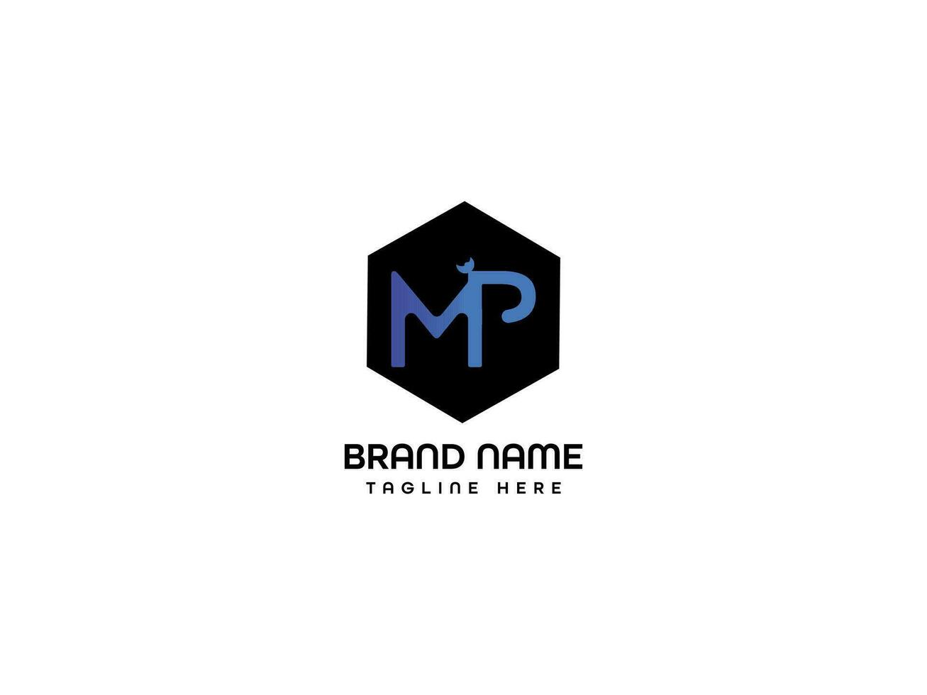 Modern Business Letter Logo Design vector