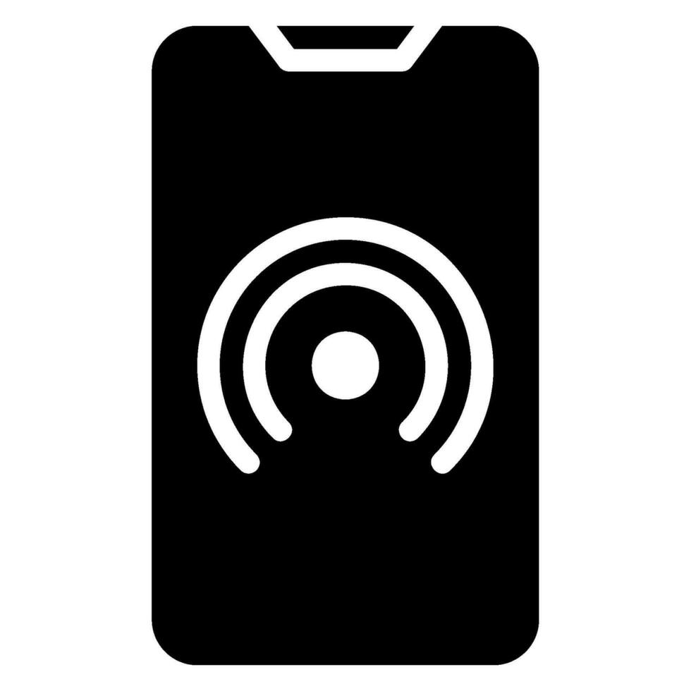 Hotspot glyph icon vector