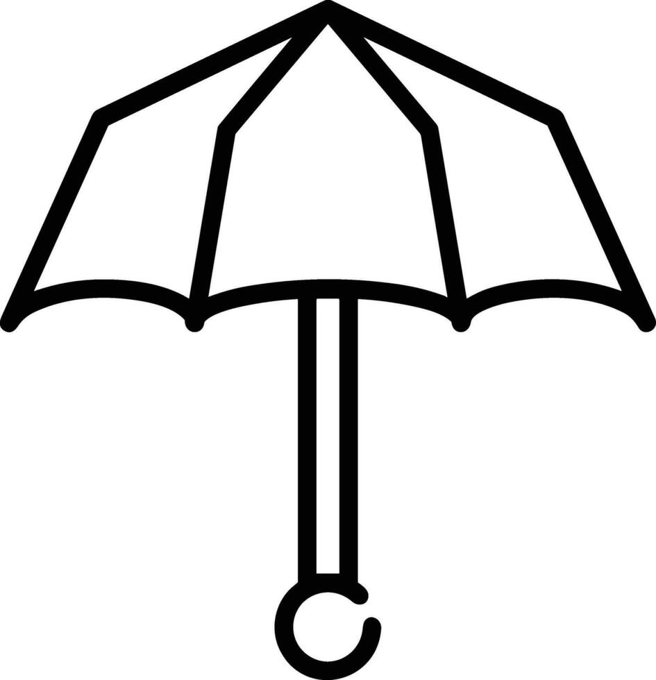 Umbrella protection icon symbol vector image. Illustration of the safety protect umbrella security design image