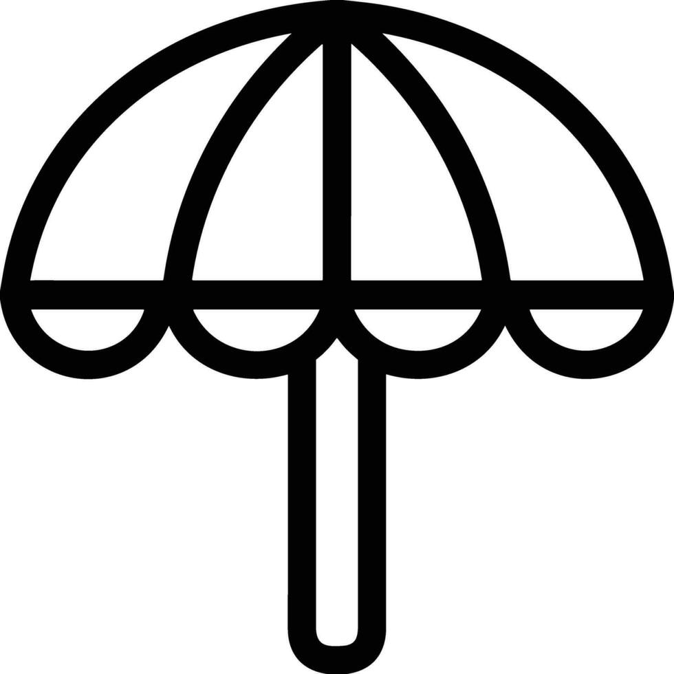 Umbrella protection icon symbol vector image. Illustration of the safety protect umbrella security design image