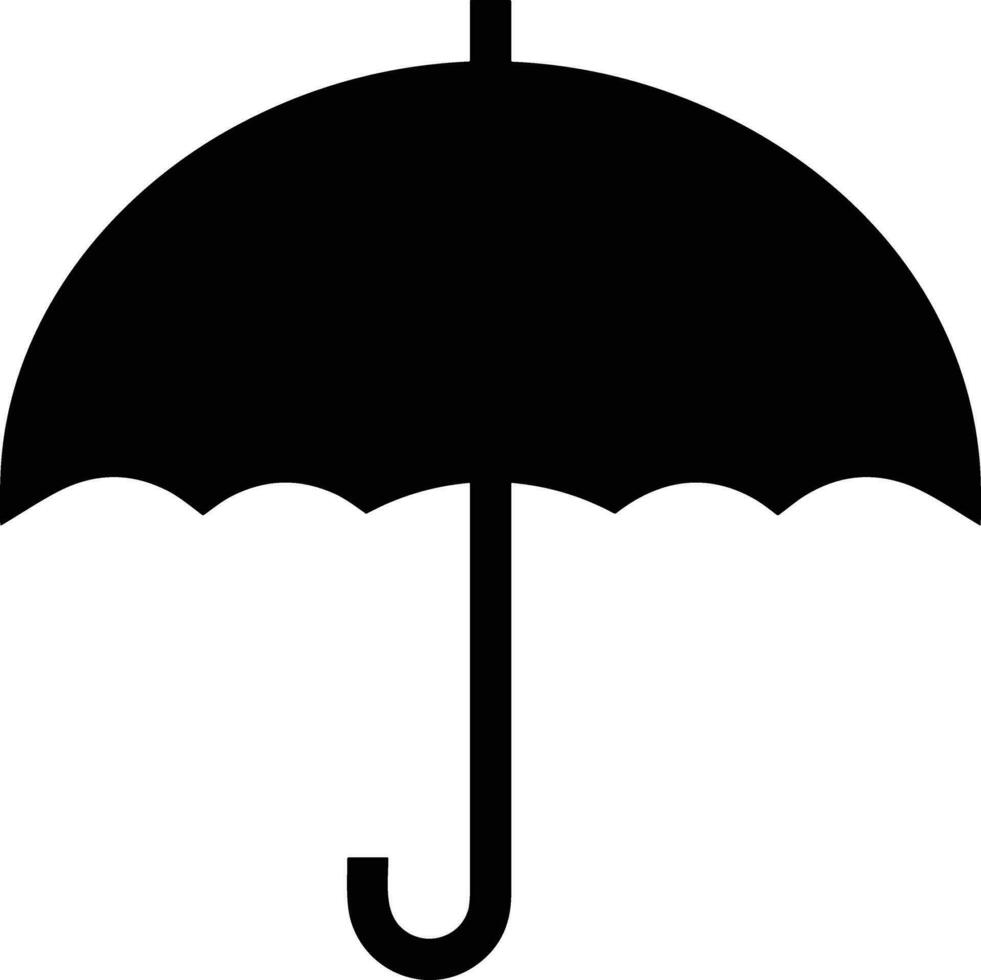 Umbrella protection icon symbol vector image. Illustration of the safety protect umbrella security design image