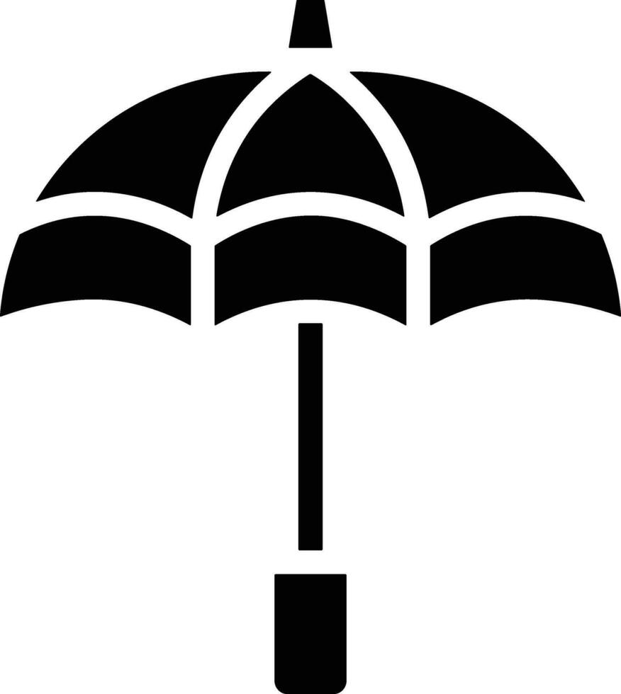 Umbrella protection icon symbol vector image. Illustration of the safety protect umbrella security design image