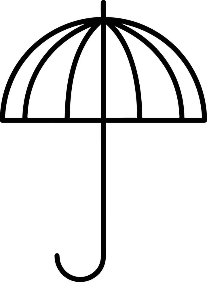 Umbrella protection icon symbol vector image. Illustration of the safety protect umbrella security design image