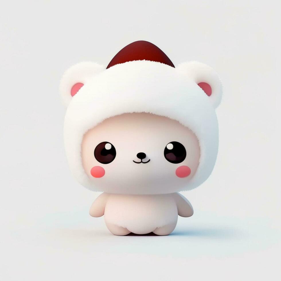 chrismas cute monster cartoon. photo