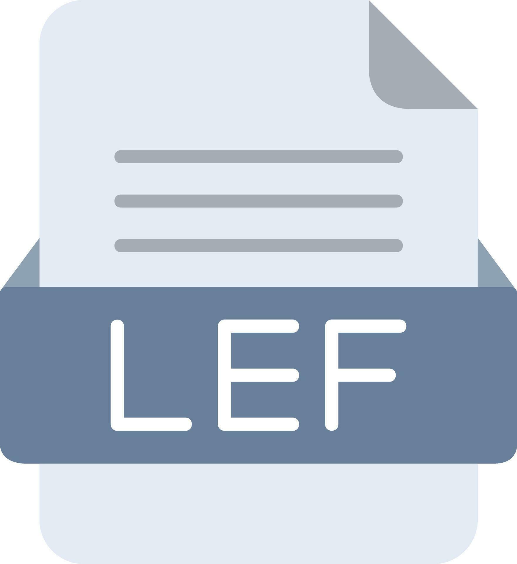 LEF File Format Line Icon 28642939 Vector Art at Vecteezy